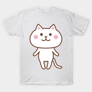 white cat T-Shirt